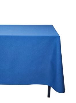 Mavi Renkli Pamuklu Dertsiz Duck Kumaş Masa Örtüsü