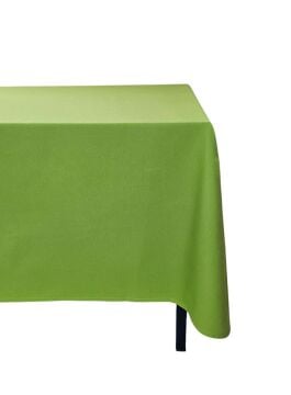 Yeşil Renkli Pamuklu Dertsiz Duck Kumaş Masa Örtüsü
