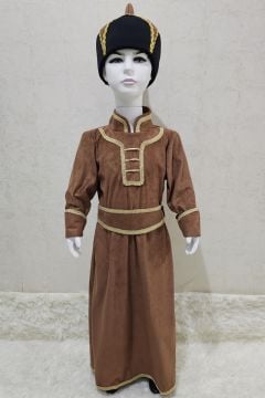 Moğolistan  Kostümü Erkek Çocuk | Moğol Erkek Çocuk Kıyafeti