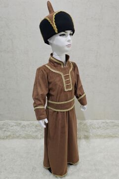 Moğolistan  Kostümü Erkek Çocuk | Moğol Erkek Çocuk Kıyafeti