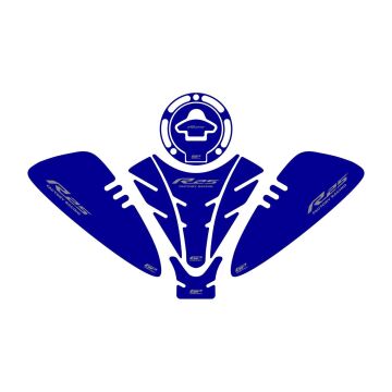 GP Kompozit Yamaha R25 2019-2024 Uyumlu Tank Pad Seti Mavi