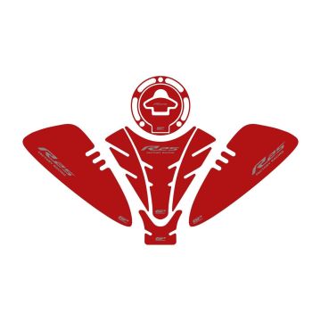 GP Kompozit Yamaha R25 2019-2024 Uyumlu Tank Pad Seti Kırmızı