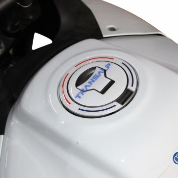 GP Kompozit Honda XL750L Transalp 2023-2024 Uyumlu Tank Pad Beyaz