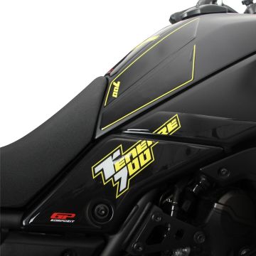 GP Kompozit Yamaha Tenere 700 2019-2023 Uyumlu Tank Pad Seti Sarı