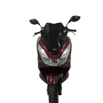 GP Kompozit Honda PCX 125 / 150 2014-2017 Uyumlu Spor Ön Cam Siyah