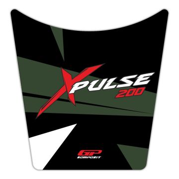 GP Kompozit Hero X-Pulse 200 2020-2024 Uyumlu Tank Pad Yeşil