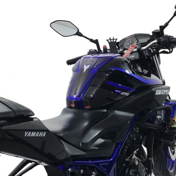 GP Kompozit Yamaha MT-25 2015-2024 Uyumlu Tank Pad Seti Siyah-Lacivert