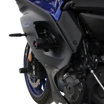 GP Kompozit Yamaha R7 2021-2023 Uyumlu Motor Koruma Takozu Siyah