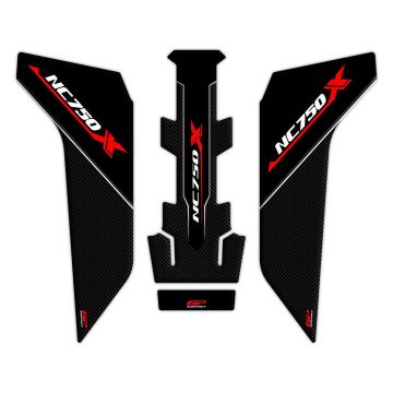 GP Kompozit Honda NC 750 X 2016-2020 Uyumlu Tank Pad Seti Gri