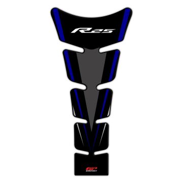 GP Kompozit Yamaha R25 2015-2018 Uyumlu Tank Pad Seti Mavi