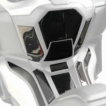 GP Kompozit Honda Forza 750 2021-2024 Uyumlu Tank Pad Seti Siyah
