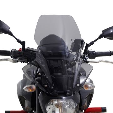 GP Kompozit Yamaha MT-07 2014-2017 Uyumlu Ön Cam Siyah