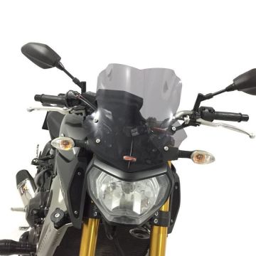 GP Kompozit Yamaha MT-09 2013-2016 Uyumlu Ön Cam Siyah