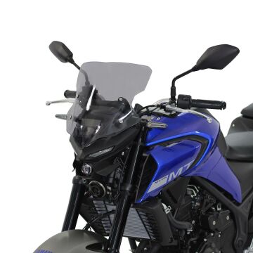 GP Kompozit Yamaha MT-25 2020-2024 Uyumlu Ön Cam Siyah