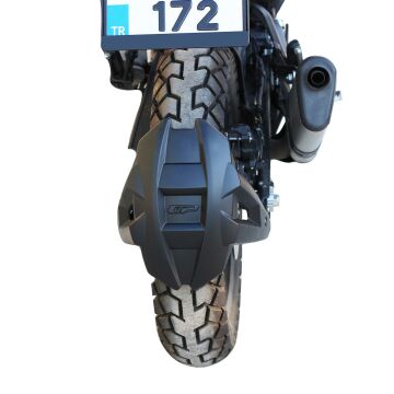 GP Kompozit KTM 250 / 390 Adventure 2020-2024 Uyumlu Arka Çamur Sıyırıcı Siyah