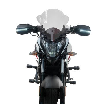 GP Kompozit CF Moto 700 CL-X 2022-2024 Uyumlu Led Sinyalli Elcik Koruma Siyah