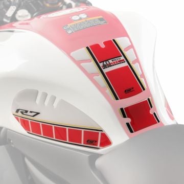 GP Kompozit Yamaha R7 2021–2024 Uyumlu Tank Pad Seti 60.Yıl