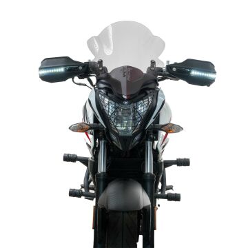 GP Kompozit CF Moto 250 CL-X 2022-2024 Uyumlu Led Sinyalli Elcik Koruma Siyah