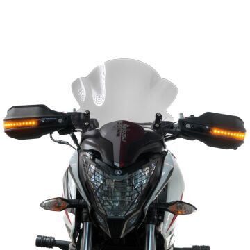 GP Kompozit CF Moto 250 CL-X 2022-2024 Uyumlu Led Sinyalli Elcik Koruma Siyah