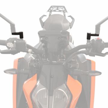 GP Kompozit KTM Duke 250 2024 Uyumlu Ayna Genişletme Siyah