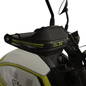 GP Kompozit CF Moto 250 CL-X 2022-2024 Uyumlu Plastik Elcik Koruma Siyah
