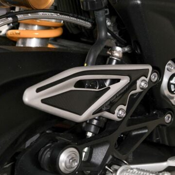 GP Kompozit Triumph Street Triple 765 RS 2023-2024 Uyumlu Tank Pad Seti Siyah-Karbon