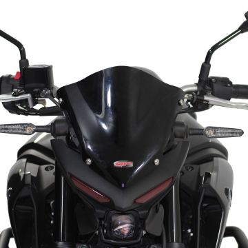 GP Kompozit Yamaha MT-25 2020-2024 Uyumlu Spor Cam Siyah