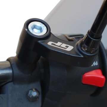 GP Kompozit Yamaha WR 125 X 2011-2016 Uyumlu Ayna Genişletme Siyah