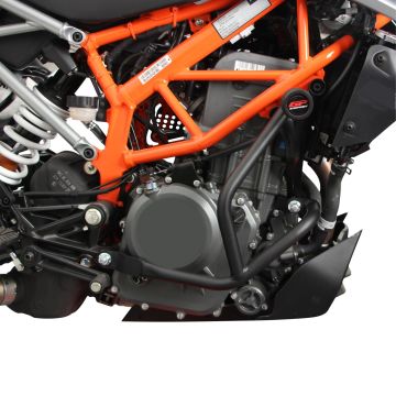 GP Kompozit KTM Duke 250 / 390 2017-2023 Uyumlu Motor Koruma Demiri Siyah