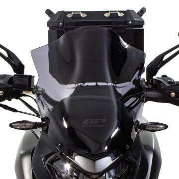 GP Kompozit Bajaj Dominar 250 / 400 2017-2024 Uyumlu Kısa Ön Cam Füme