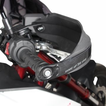 GP Kompozit Honda CB750 Hornet 2023-2024 Uyumlu Plastik Elcik Koruma Siyah