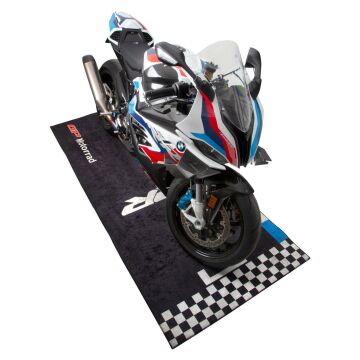 GP Kompozit BMW RR Universal Motosiklet Halısı Siyah-Mavi