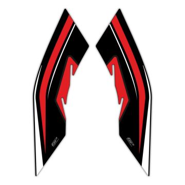 GP Kompozit Honda PCX 125 2021-2024 Uyumlu Yan Ayak Pad Kırmızı