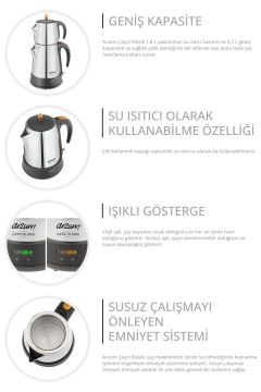 Arzum Çaycı Klasik Çay Makinesi