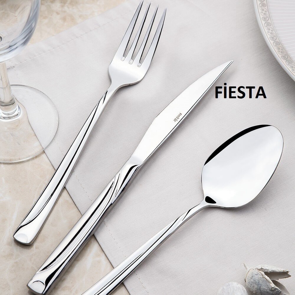 Nehir Fiesta Sade 89Parça Büyük Aile Takımı