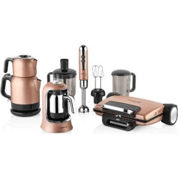 Korkmaz A1817 14 Parça Elektro Set Rosagold