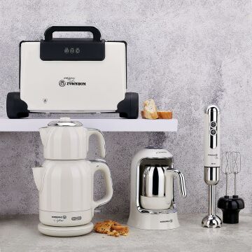 Korkmaz A1824 14 Parça Elektro Set Vanilya