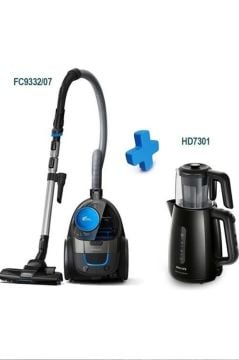 Philips Fc9332/07 Powerpro City Toz Torbasız Süpürge ve Hd7301 Çaycı PHİLİPS-0056
