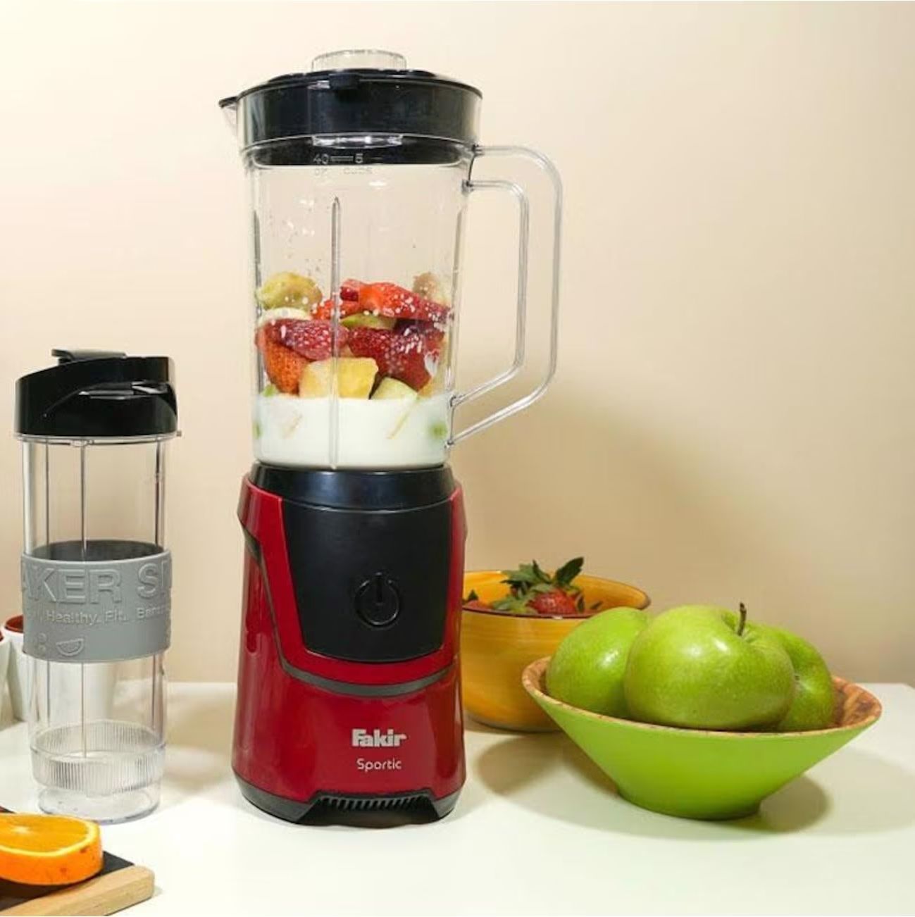 Fakir Sportic 600 W Sürahi Ve Smoothie Set Blender Fakir Sportic 600 W Sürahi Ve Smoothie Set Blender