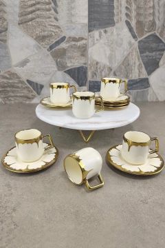 ACAR Gold Road 6’lı Fincan Takımı