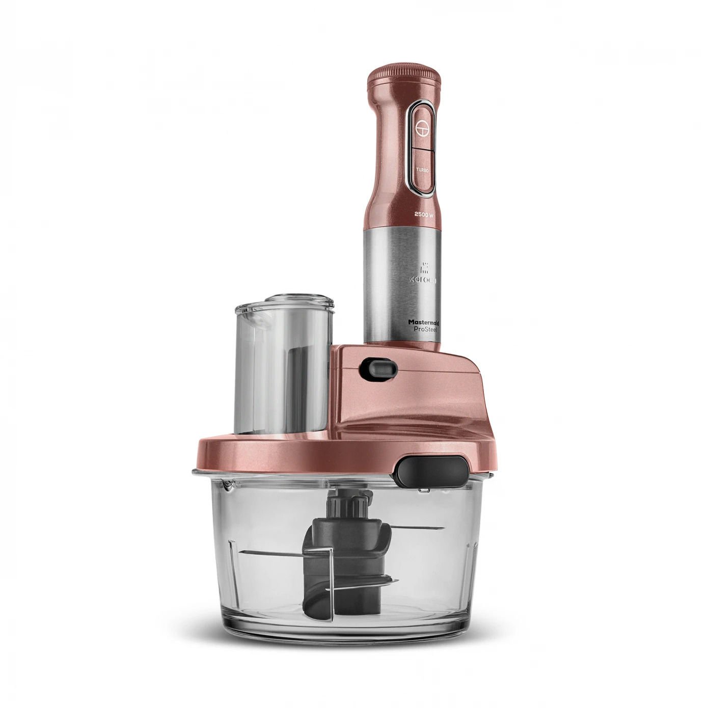 Mastermaid Prosteel Cam Mutfak Robotu Uzun Blender Ayaklı 6 Bıçaklı 2500 W Rosegold