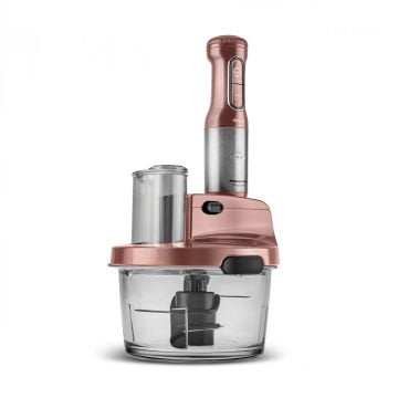 Mastermaid Prosteel Cam Mutfak Robotu Uzun Blender Ayaklı 6 Bıçaklı 2500 W Rosegold