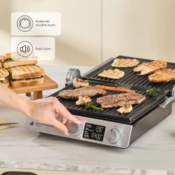 Compact Steel Pro Sear and Grill Inox 2007 Izgara ve Tost Makinesi