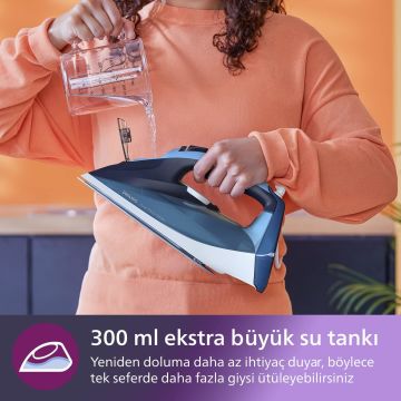 Philips Azur DST7020/20 Buharlı Ütü, 2800W