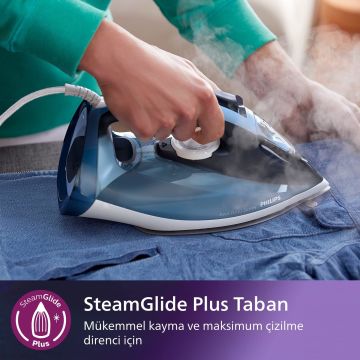 Philips Azur DST7020/20 Buharlı Ütü, 2800W