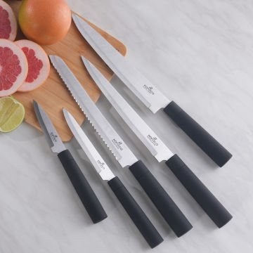 Viego 6 Parça Bıçak Seti Black