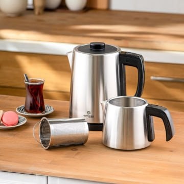 EMSAN BELLA GUSTO ÇELIK ÇAY MAKINESI INOX