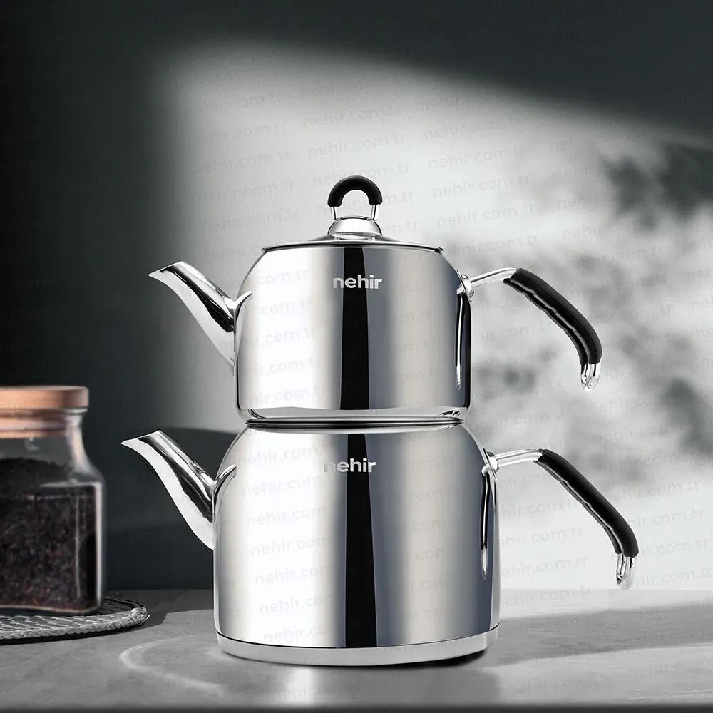 Nehir Modern Mini Çaydanlık Takımı