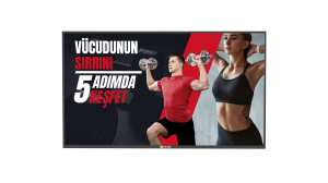 32'' Digital Signage Spor Salonu Ekranı