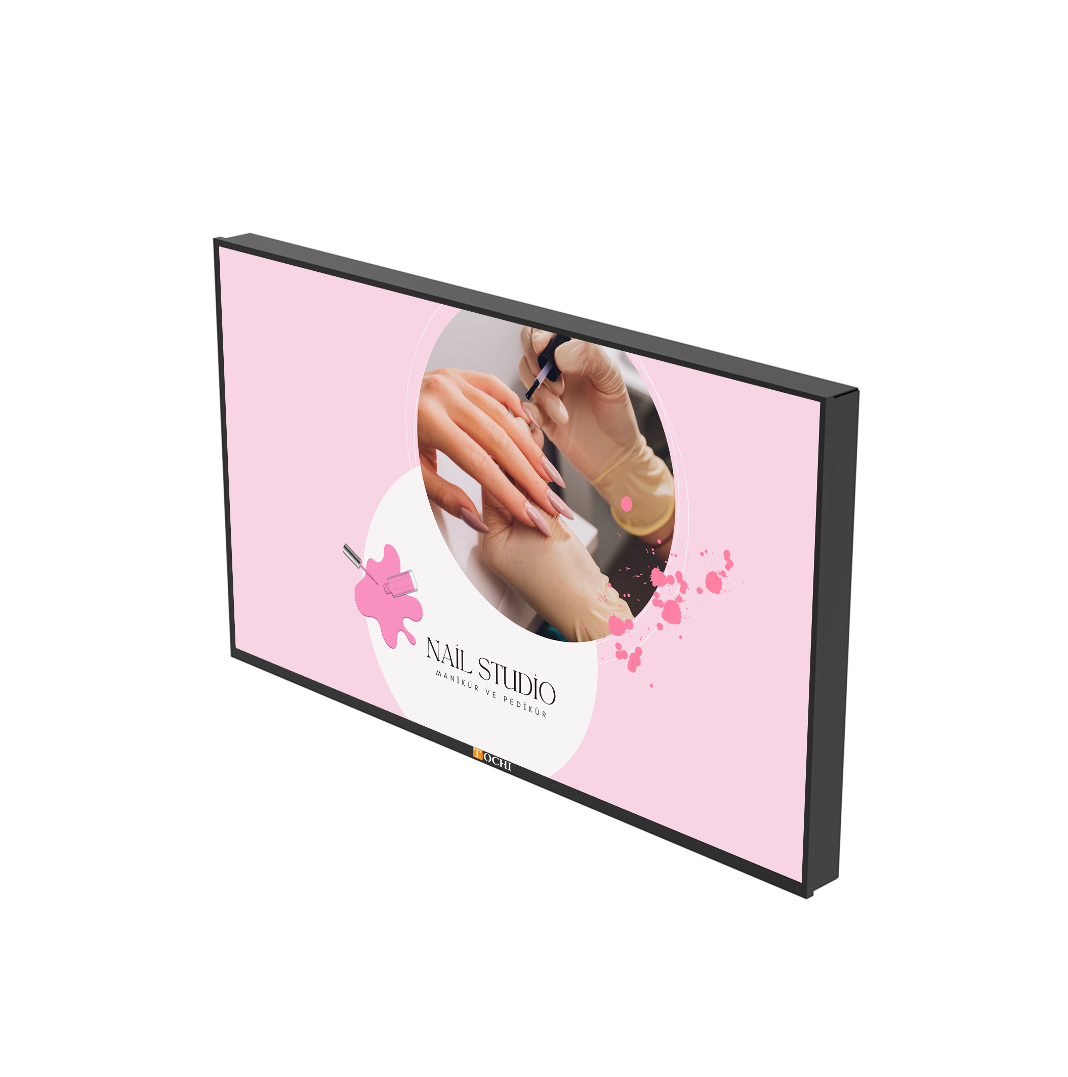 49'' Digital Signage Güzellik Salonu Ekranı